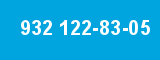 932 122-83-05 932 122-83-05